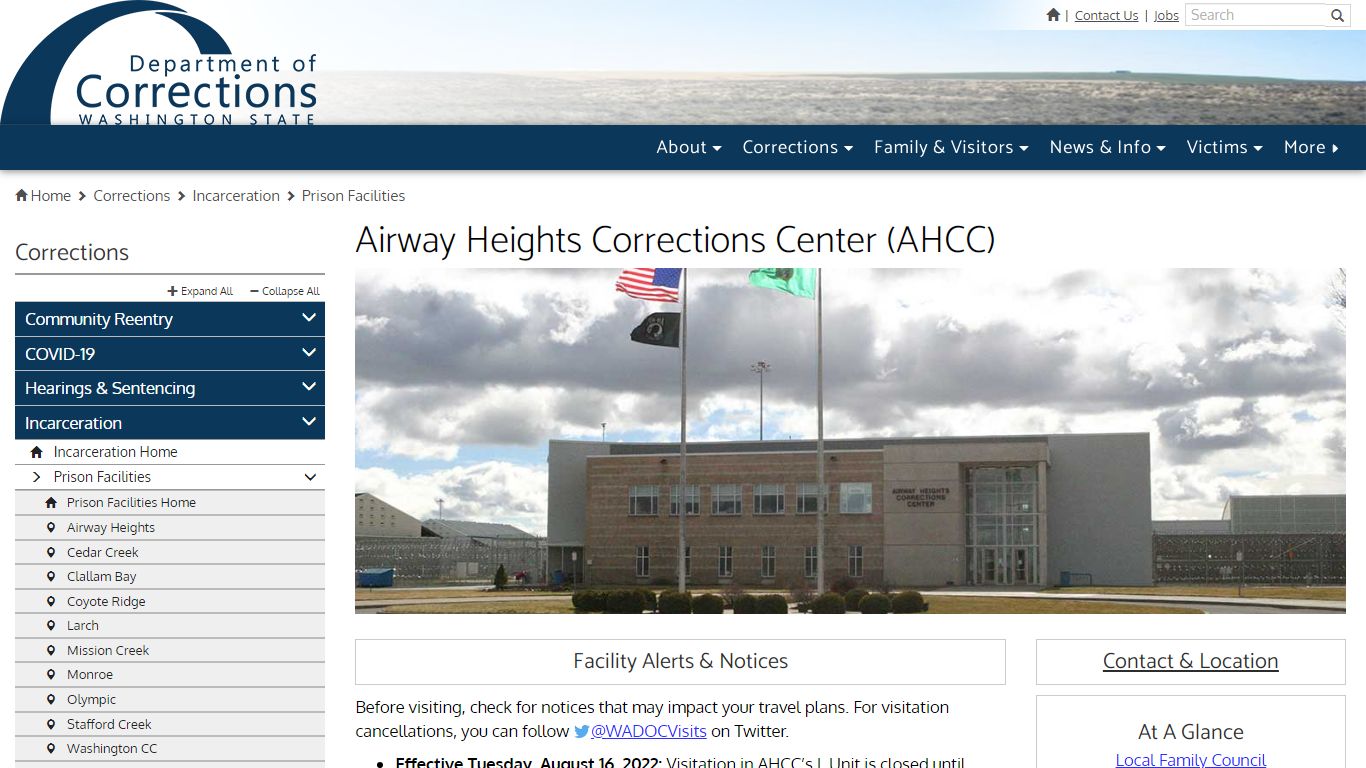 Airway Heights Corrections Center (AHCC)